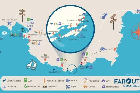 Discover the Ultimate Blue Cruise Experience from Fethiye to Olympos With Farout Turkey